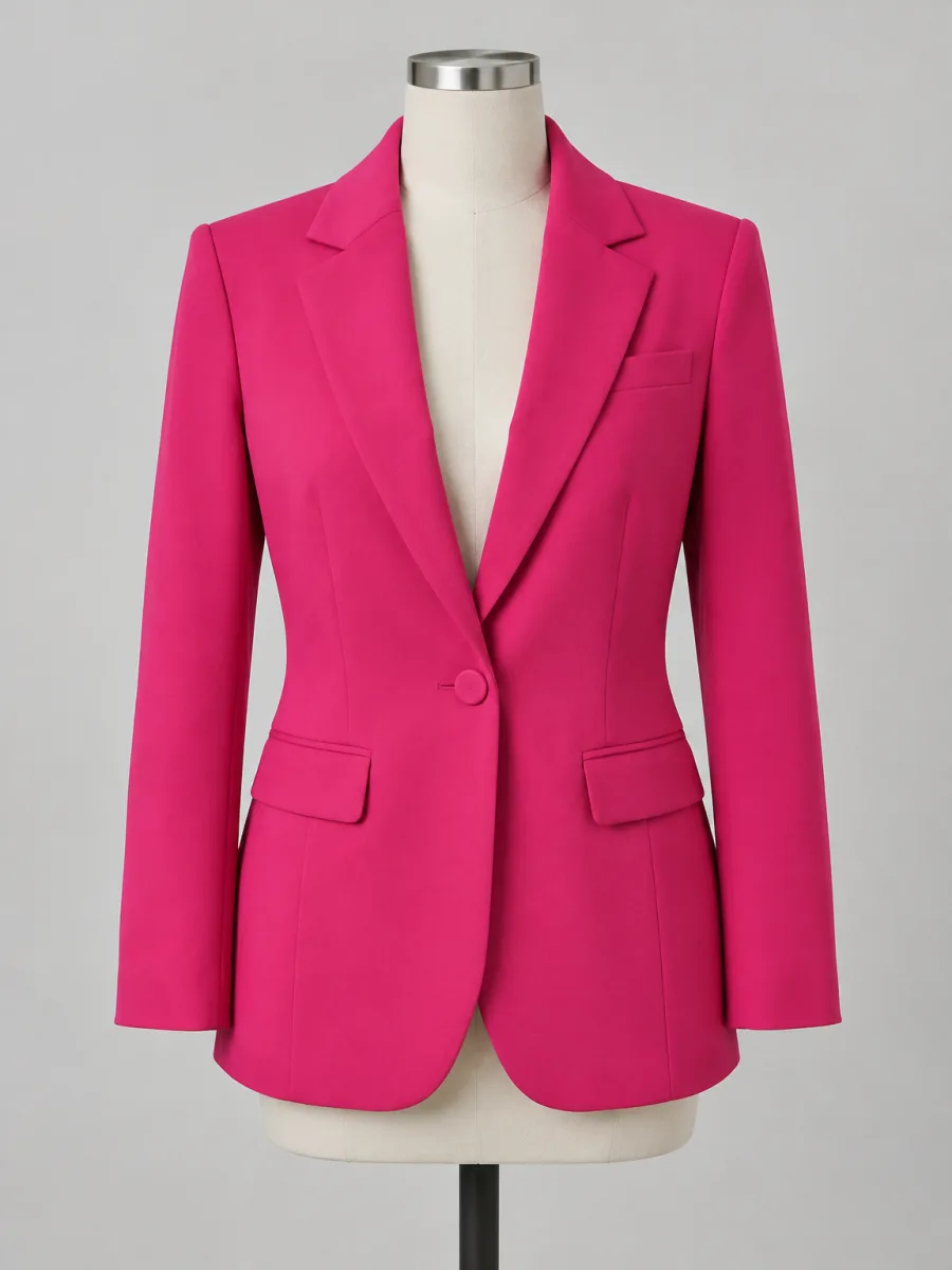 Fuchsia blazer