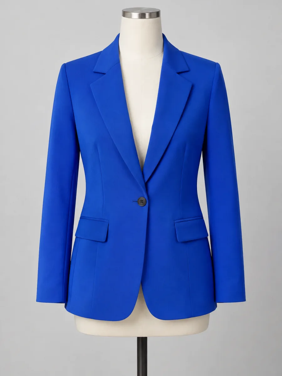 Cobalt blue blazer